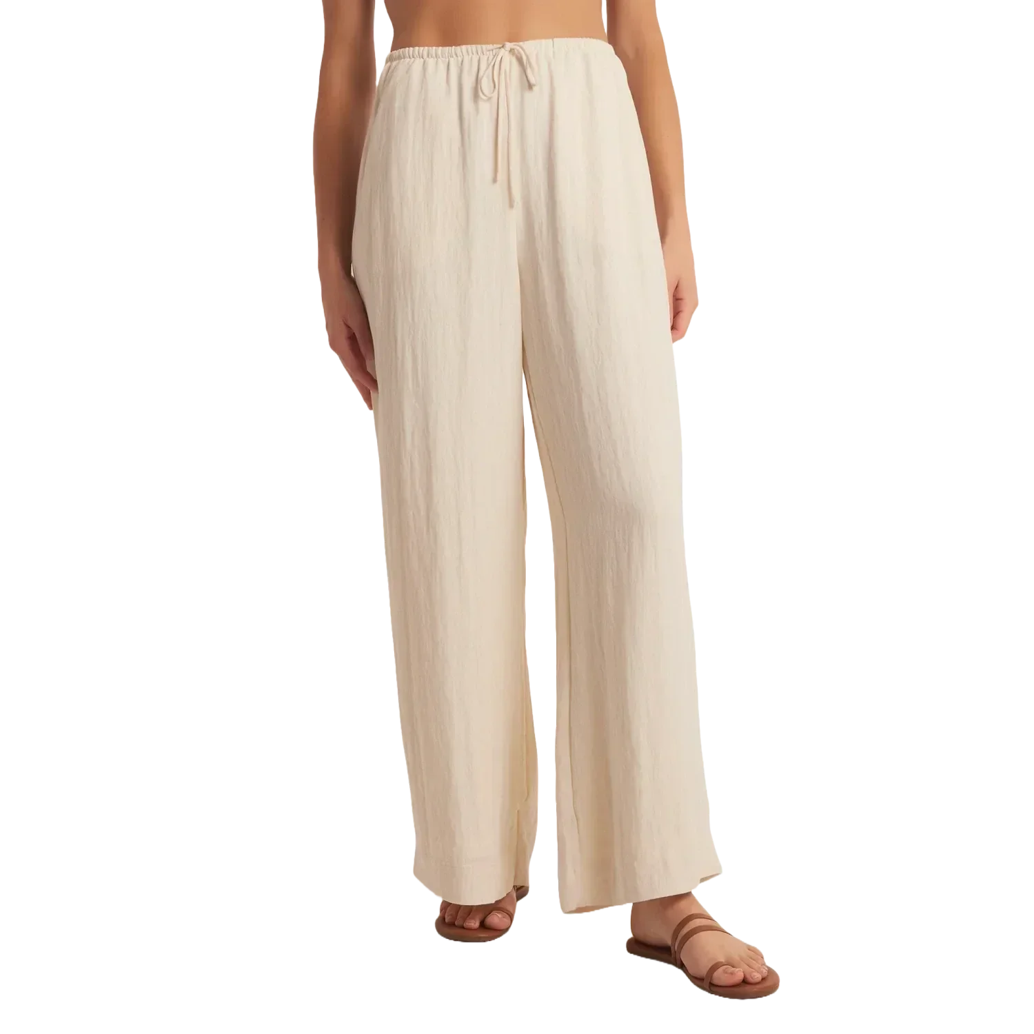 Z Supply 02. WOMENS APPAREL - WOMENS PANTS - WOMENS PANTS CASUAL Women's Soleil Pant SSN SANDSTONE