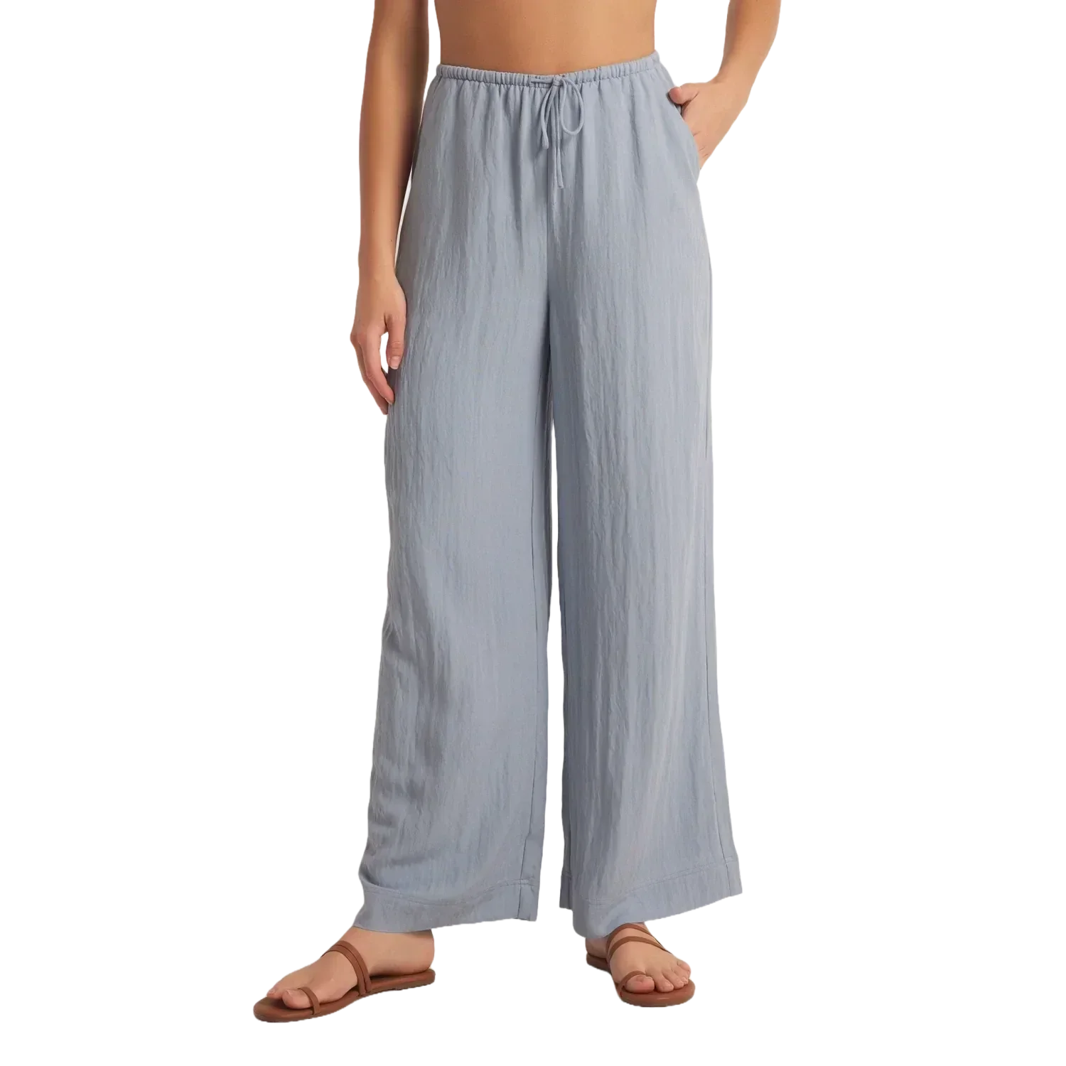 Z Supply 02. WOMENS APPAREL - WOMENS PANTS - WOMENS PANTS CASUAL Women's Soleil Pant STY STORMY