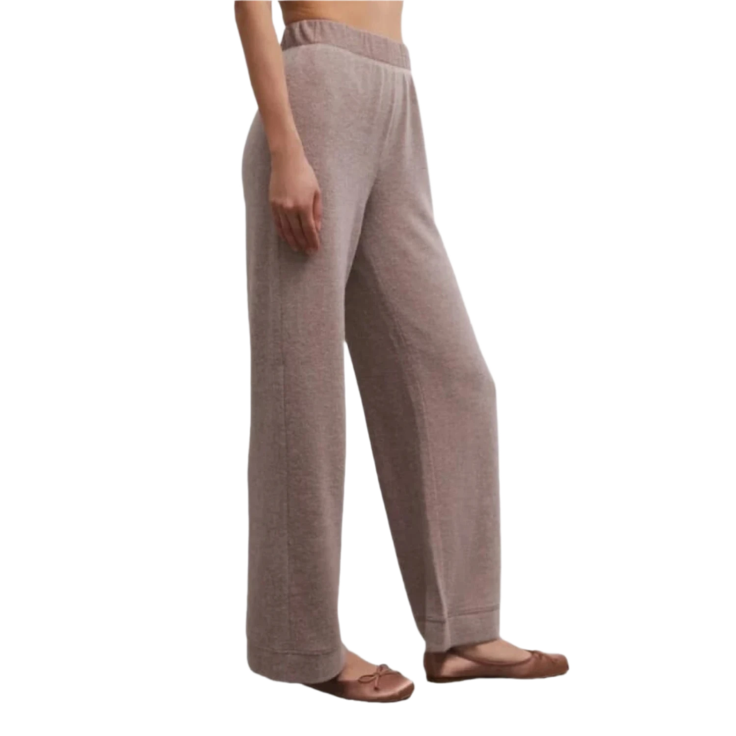 Z Supply 02. WOMENS APPAREL - WOMENS PANTS - WOMENS PANTS LOUNGE Women's Tessa Cozy Pant TOF TOFFEE