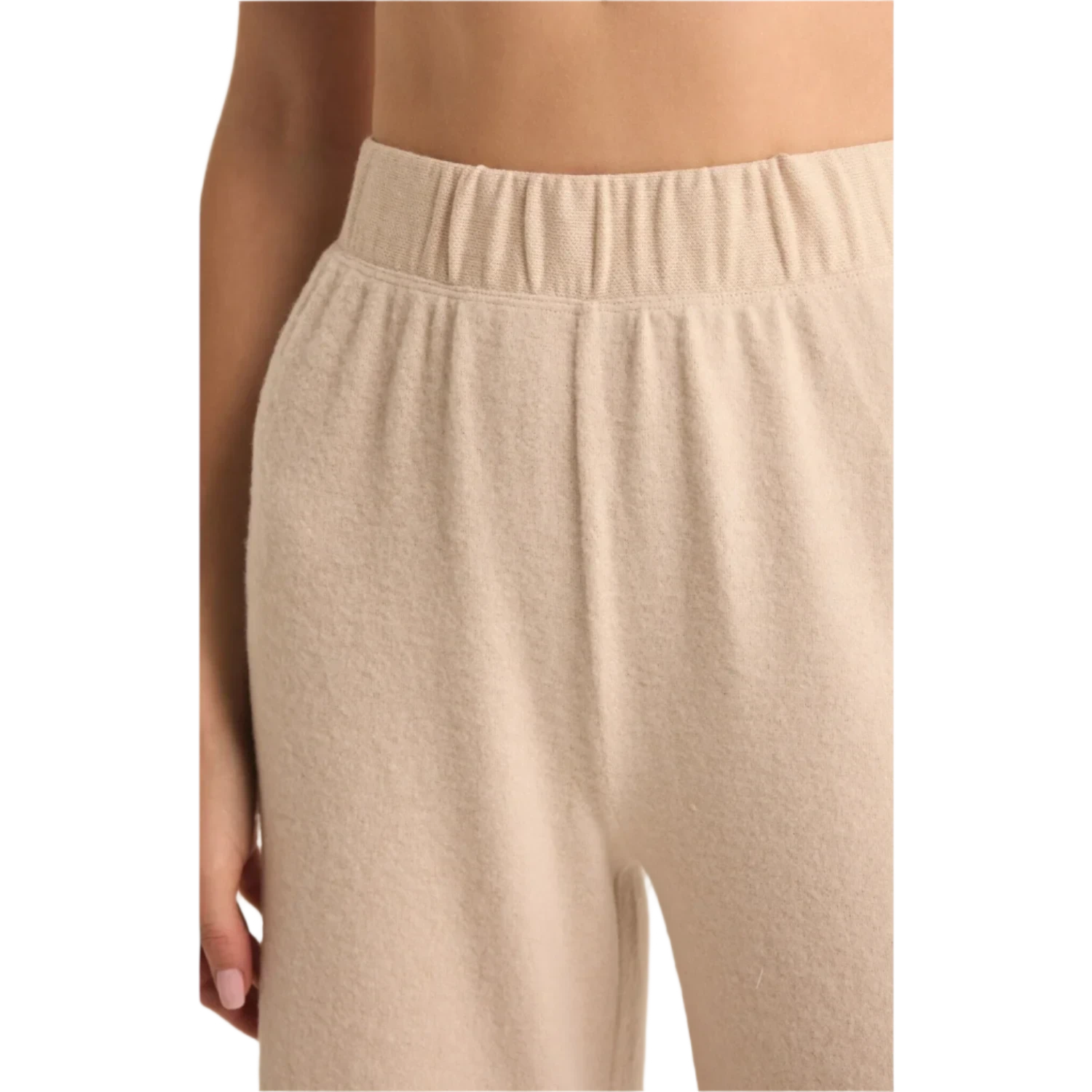 Z Supply 02. WOMENS APPAREL - WOMENS PANTS - WOMENS PANTS LOUNGE Women's Tessa Cozy Pant LOH LIGHT OATMEAL HEATHER