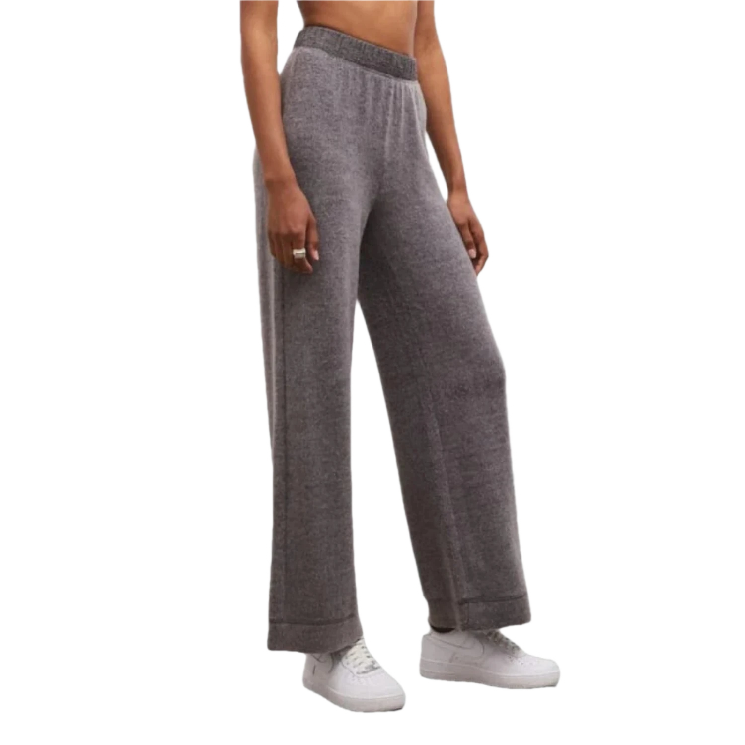 Z Supply 02. WOMENS APPAREL - WOMENS PANTS - WOMENS PANTS LOUNGE Women's Tessa Cozy Pant CHH CHARCOAL HEATHER