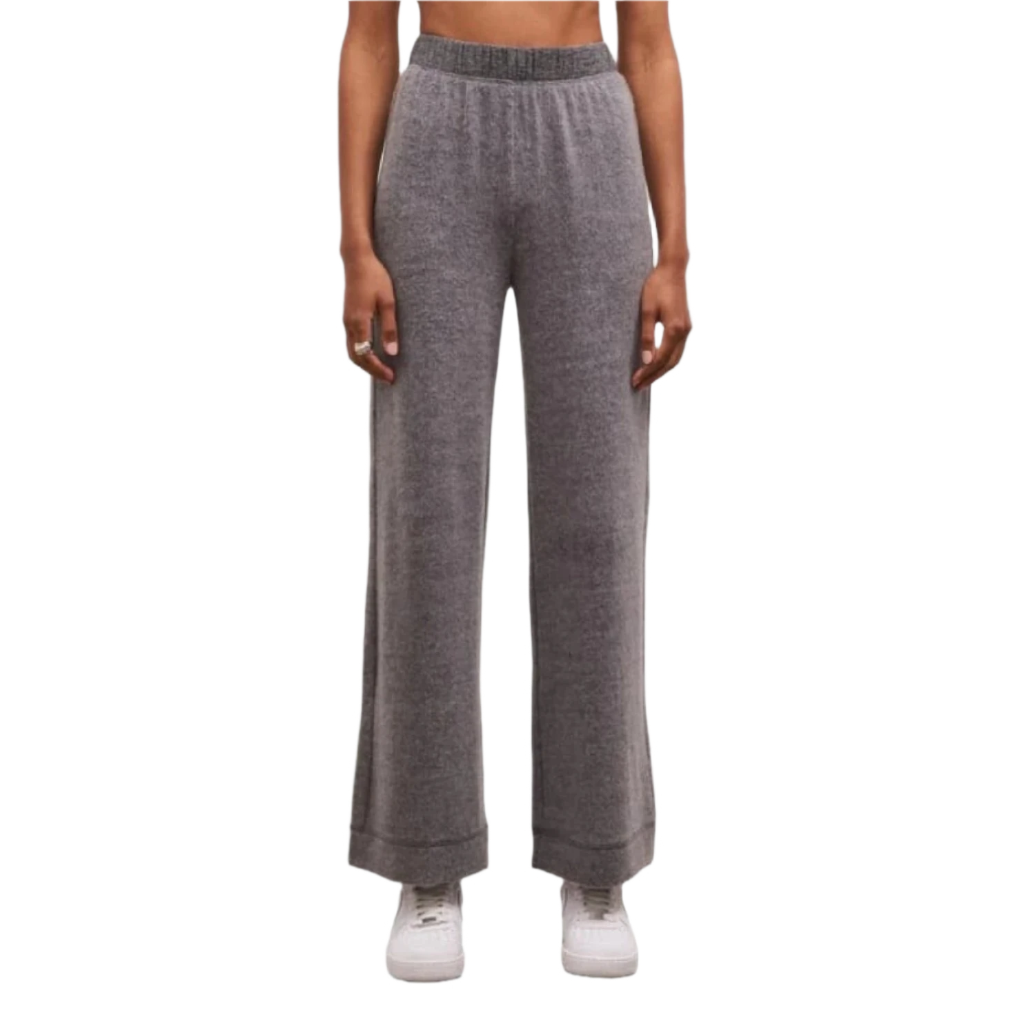 Z Supply 02. WOMENS APPAREL - WOMENS PANTS - WOMENS PANTS LOUNGE Women's Tessa Cozy Pant CHH CHARCOAL HEATHER