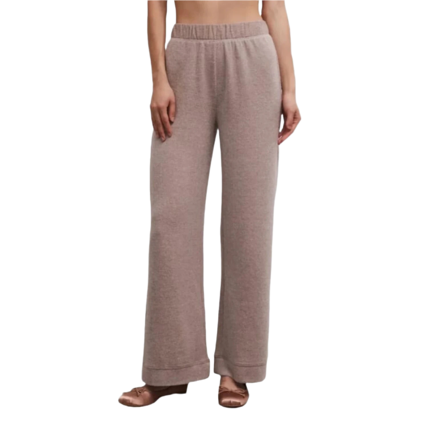 Z Supply 02. WOMENS APPAREL - WOMENS PANTS - WOMENS PANTS LOUNGE Women's Tessa Cozy Pant TOF TOFFEE