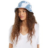 Z Supply HATS - HATS SUN - HATS SUN Women's Twill Tie-Dye Bucket Hat WBU WASHED BLUE OS