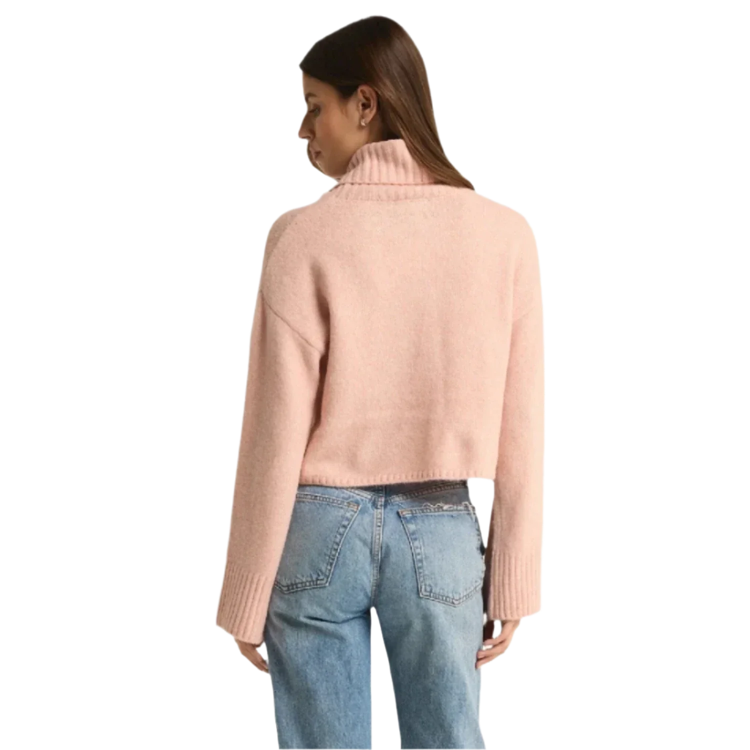 Z Supply 02. WOMENS APPAREL - WOMENS HOODIES|SWEATERS - WOMENS PO SWEATERS Women's Ursa Turtleneck Sweater CEP CASHMERE PINK