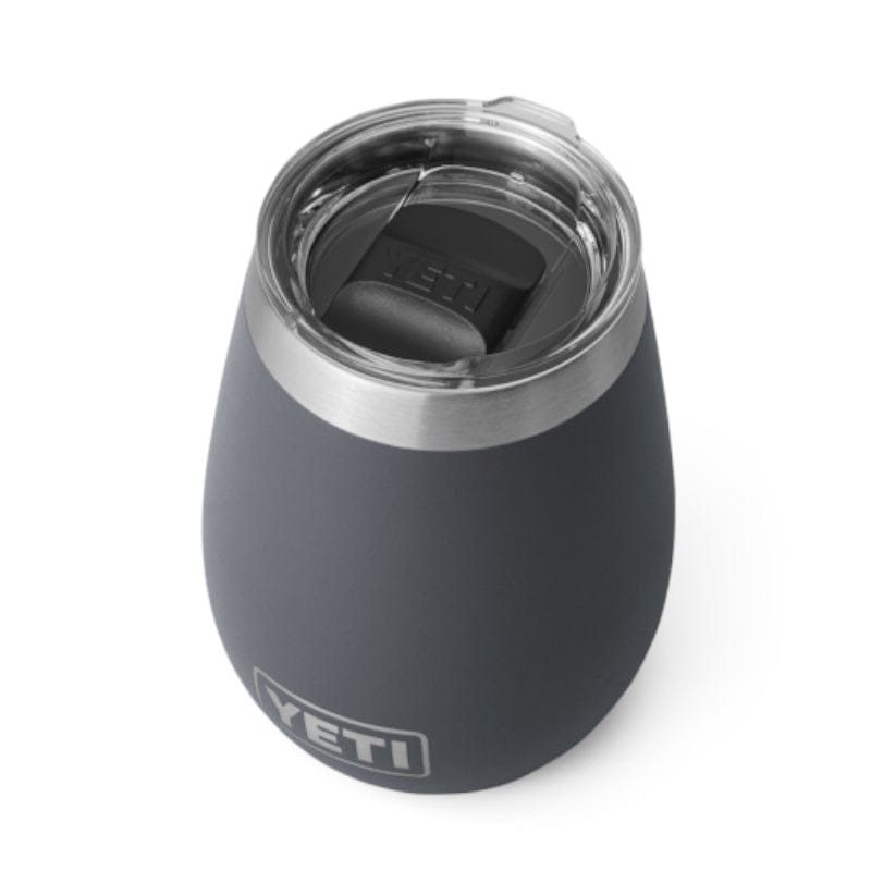 YETI 21. GENERAL ACCESS - COOLER STAINLESS Rambler 10 Oz Wine Tumbler with Magslider Lid CHARCOAL