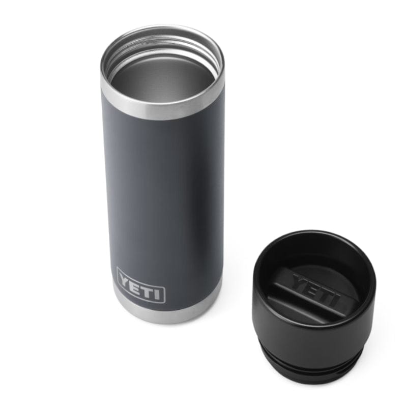 YETI 21. GENERAL ACCESS - COOLER STAINLESS Rambler 18 Oz Bottle with Hotshot Cap CHARCOAL