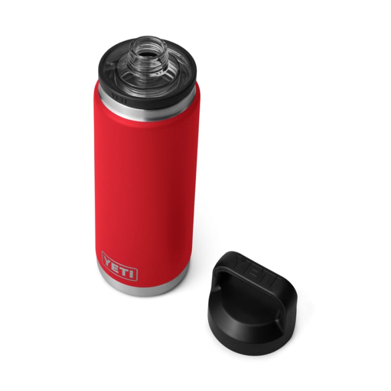 YETI 21. GENERAL ACCESS - COOLER STAINLESS Rambler 26 Oz Bottle with Chug Cap RESCUE RED