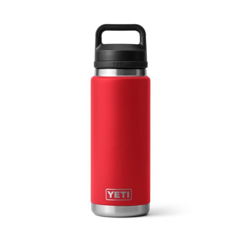 YETI 21. GENERAL ACCESS - COOLER STAINLESS Rambler 26 Oz Bottle with Chug Cap RESCUE RED