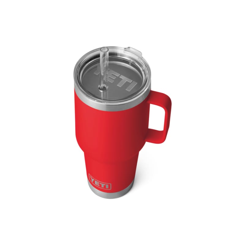 YETI 21. GENERAL ACCESS - COOLER STAINLESS Rambler 35 oz Mug W/ Straw Lid RESCUE RED
