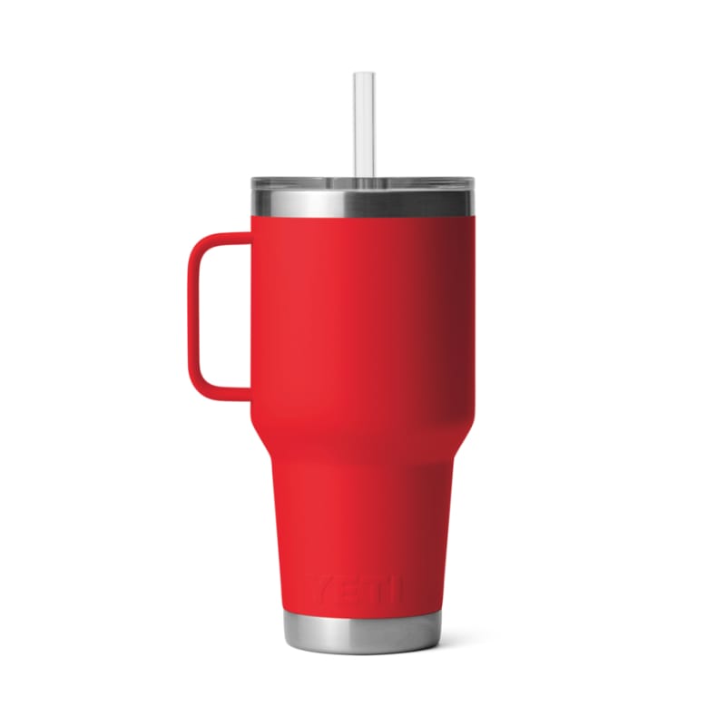 YETI DRINKWARE - WATER BOTTLES - WATER BOTTLES Rambler 35 oz Mug W/ Straw Lid RESCUE RED