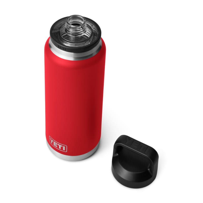 YETI 21. GENERAL ACCESS - COOLER STAINLESS Rambler 36 Oz Bottle with Chug Cap RESCUE RED