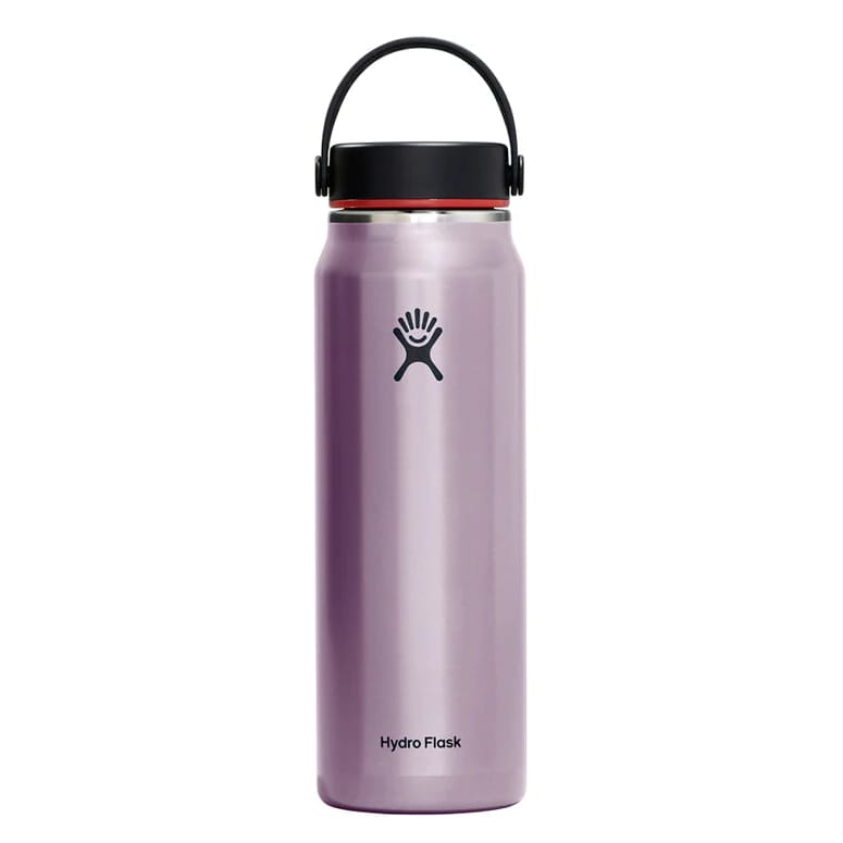 Hydro Flask 17. CAMPING ACCESS - HYDRATION 32 Oz Lightweight Wide Mouth Trail Series with Flex Cap AMETHYST