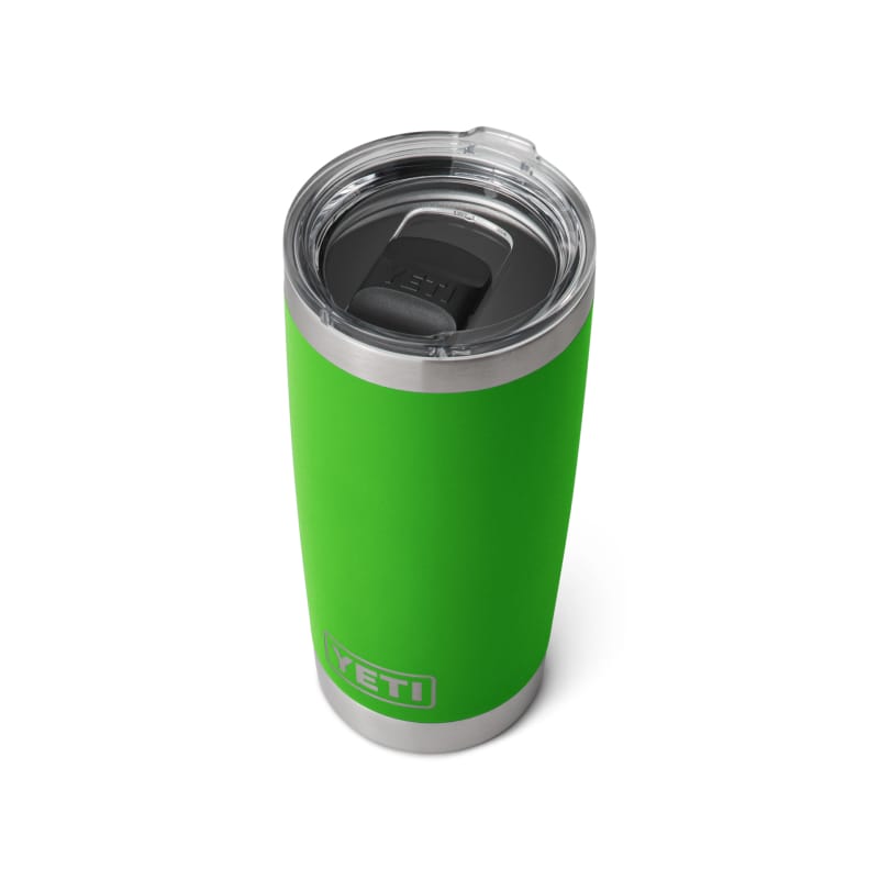 YETI 21. GENERAL ACCESS - COOLER STAINLESS Rambler 20 Oz Tumbler with Magslider Lid CANOPY GREEN