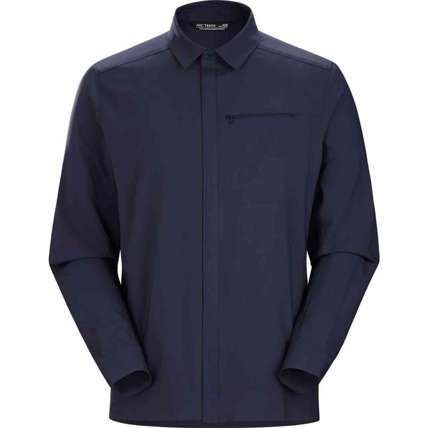 Arc'teryx 01. MENS APPAREL - MENS LS SHIRTS - MENS LS BUTTON UP Men's Skyline Long Sleeve Shirt BLACK SAPPHIRE