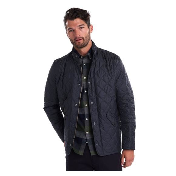 Barbour 02. M. INSULATION_FLEECE - M. INSULATED JACKETS Men's Flyweight Chelsea Quilted Jacket NAVY