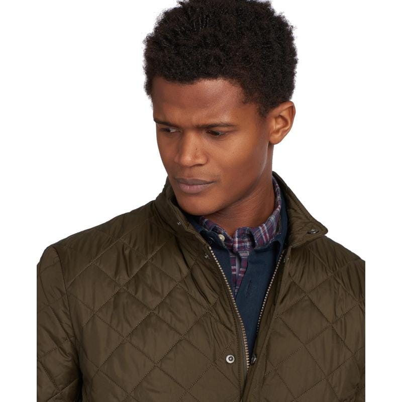 Barbour 02. M. INSULATION_FLEECE - M. INSULATED JACKETS Men's Flyweight Chelsea Quilted Jacket OLIVE