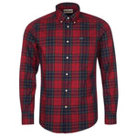 Barbour 01. MENS APPAREL - MENS LS SHIRTS - MENS LS BUTTON UP Men's Wetherham Tailored Shirt RED