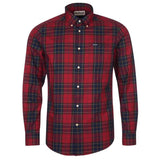 Barbour 01. MENS APPAREL - MENS LS SHIRTS - MENS LS BUTTON UP Men's Wetherham Tailored Shirt RED