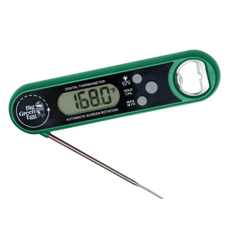 Big Green Egg 01. OUTDOOR GRILLING - EGGCESSORIES Instant Read Thermometer with Bottle Opener