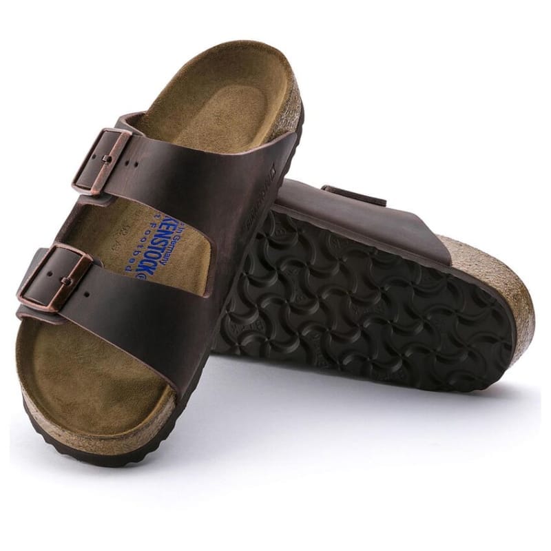 Birkenstock 11. SANDALS - WOMENS SANDAL Arizona Soft Footbed Oiled Leather HABANA