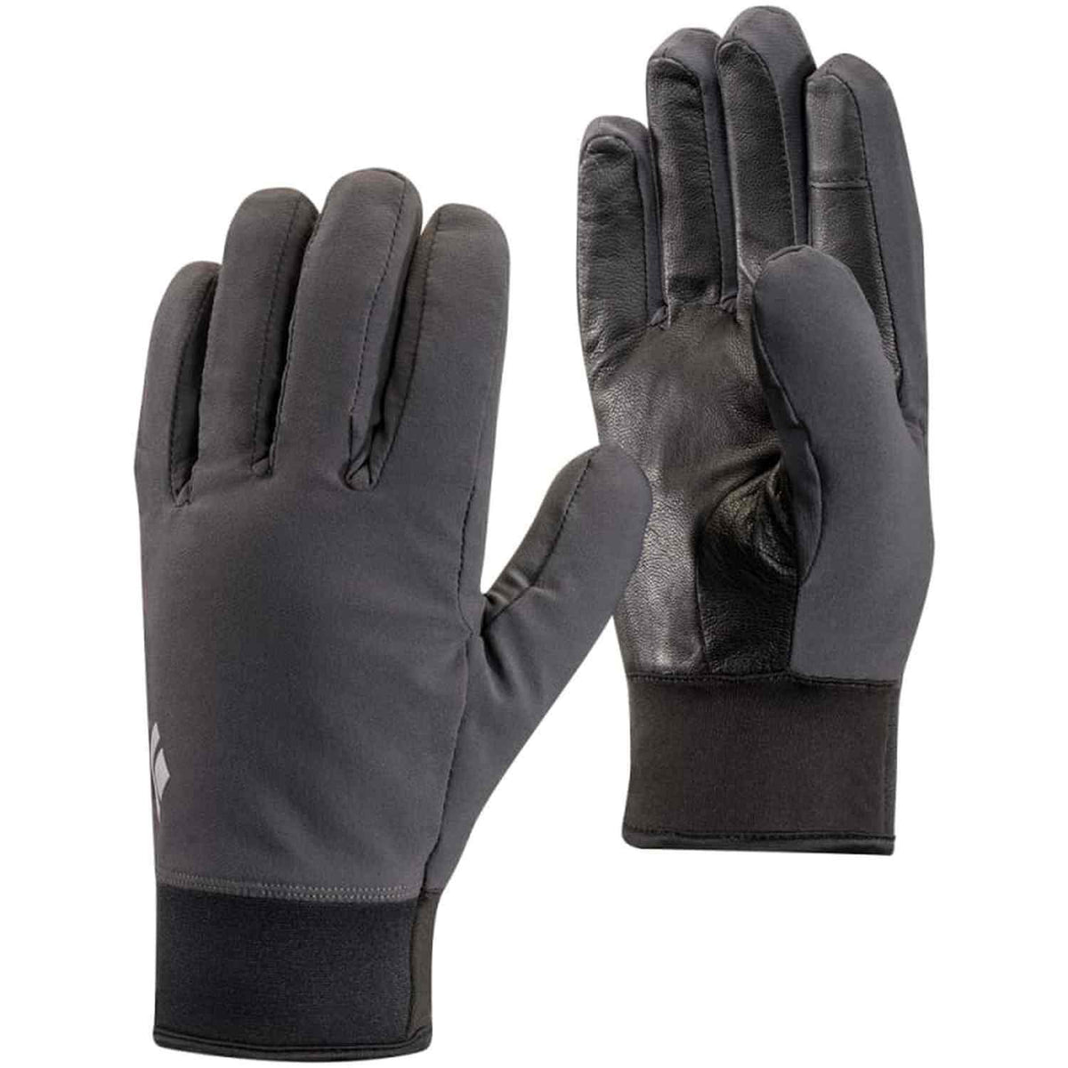 Midweight Softshell Gloves Black Diamond - SMOKE / S