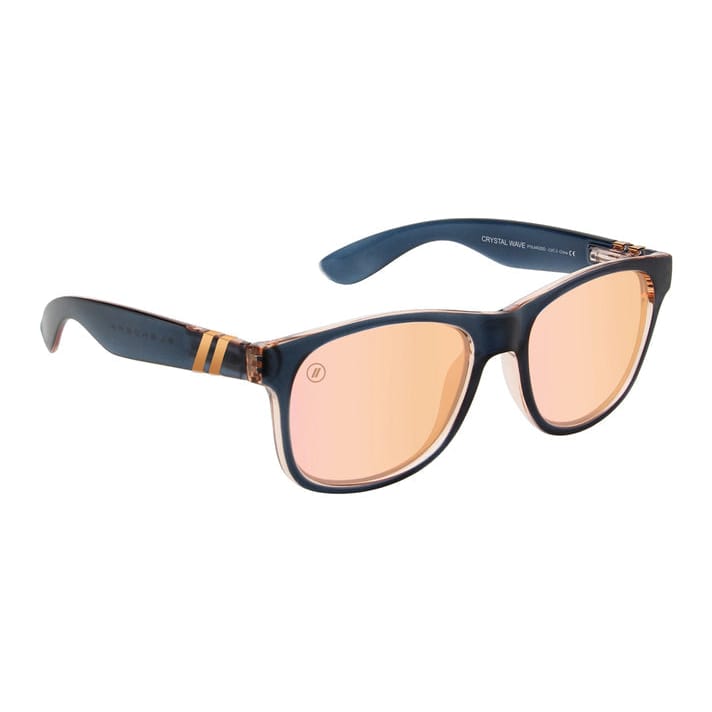 Blenders 21. GENERAL ACCESS - SUNGLASS M Class X2 CRYSTAL WAVE MATTE NAVY CHAMPAGNE