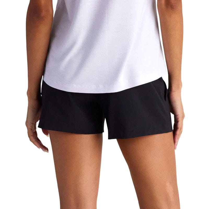 Free Fly Apparel 02. WOMENS APPAREL - WOMENS SHORTS - WOMENS SHORTS ACTIVE Women's Pull-On Breeze Short BLACK