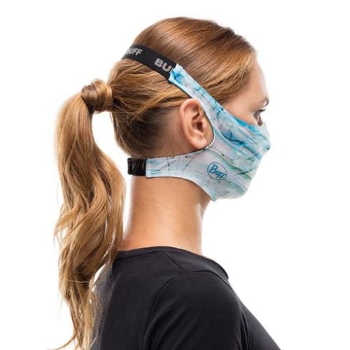 Buff 17. CAMPING ACCESS - FIRST AID Filter Mask MAKRANA SKY BLUE