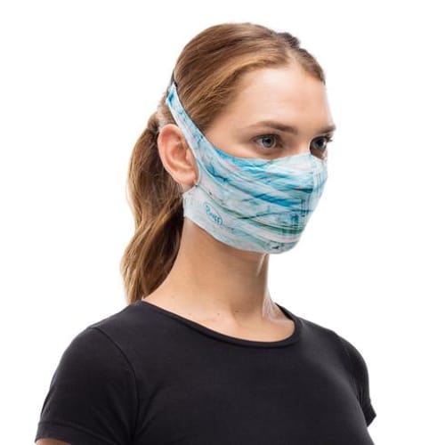 Buff 17. CAMPING ACCESS - FIRST AID Filter Mask MAKRANA SKY BLUE