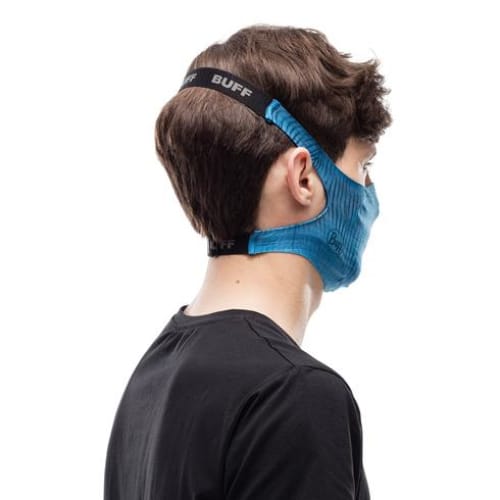 Buff 17. CAMPING ACCESS - FIRST AID Filter Mask KEREN BLUE