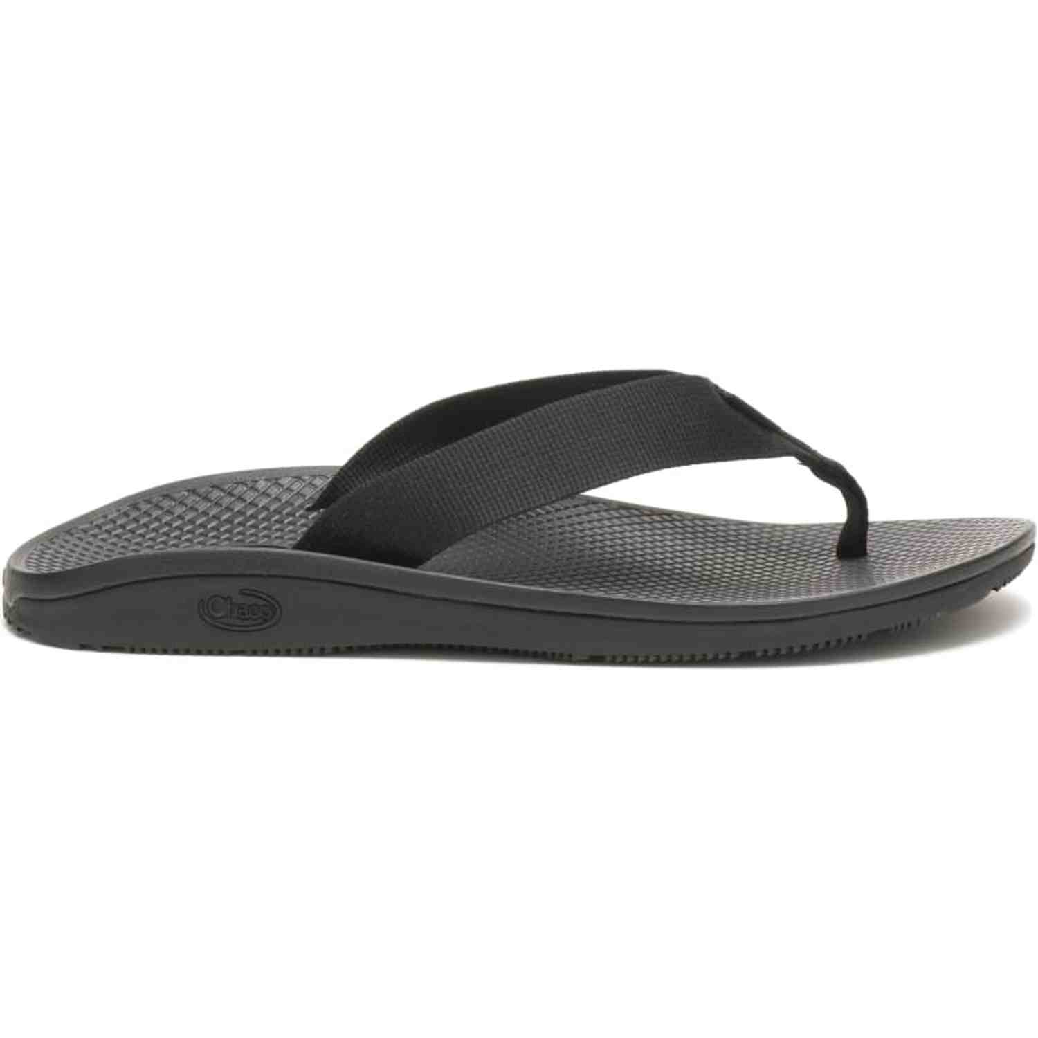 Chaco 04. MENS FOOTWEAR - MENS SANDALS - MENS SANDALS ACTIVE Men's Classic Flip SOLID BLACK