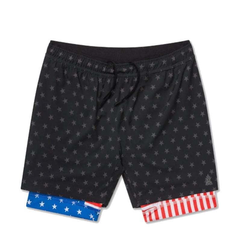 Chubbies 05. M. SPORTSWEAR - M. SYNTHETIC SHORT Men's Compression-lined Remix 5.5 in THE DANGER ZONES