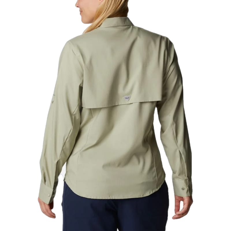 Womens Columbia Khaki Size Long Sleeve hiking/fishing shirt Size