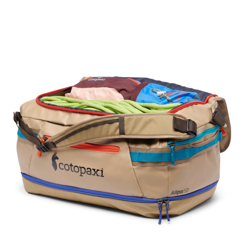 Cotopaxi 18. PACKS - LUGGAGE Allpa 50L Duffel Bag DESERT
