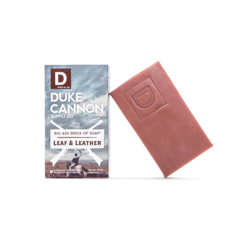 Duke Cannon 21. GENERAL ACCESS - GIFTS Big Ass Brick of Soap LEAF AND LEATHER