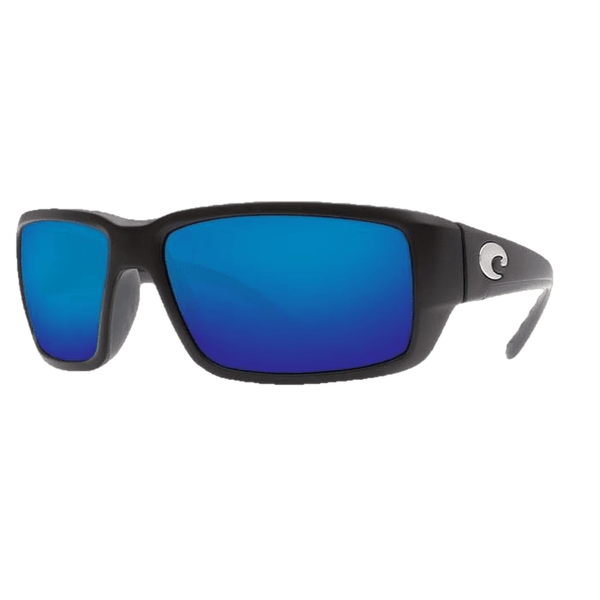 (取寄) コスタ ファンテール 580P ポーラライズド サングラス Costa Fantail 580P Polarized Sunglasses Matte Black Frame/Blue Mirror Costa Del Mar Fantail | Matte Black | Blue Mirror 580p - High