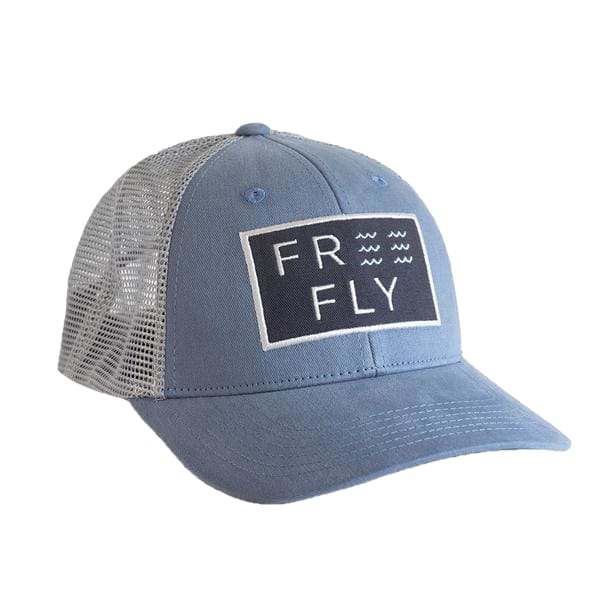 Free Fly Apparel 20. HATS_GLOVES_SCARVES - HATS Wave Snapback BLUE FOG
