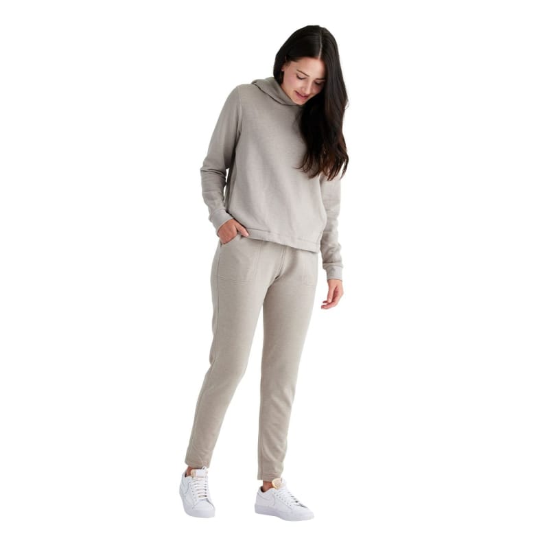 Free Fly Apparel 02. WOMENS APPAREL - WOMENS PANTS - WOMENS PANTS LOUNGE Women's Bamboo Fleece Lounge Pant HEATHER STONE