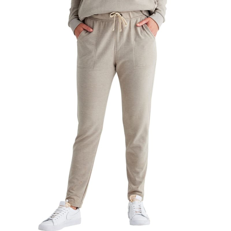 Free Fly Apparel 02. WOMENS APPAREL - WOMENS PANTS - WOMENS PANTS LOUNGE Women's Bamboo Fleece Lounge Pant HEATHER STONE
