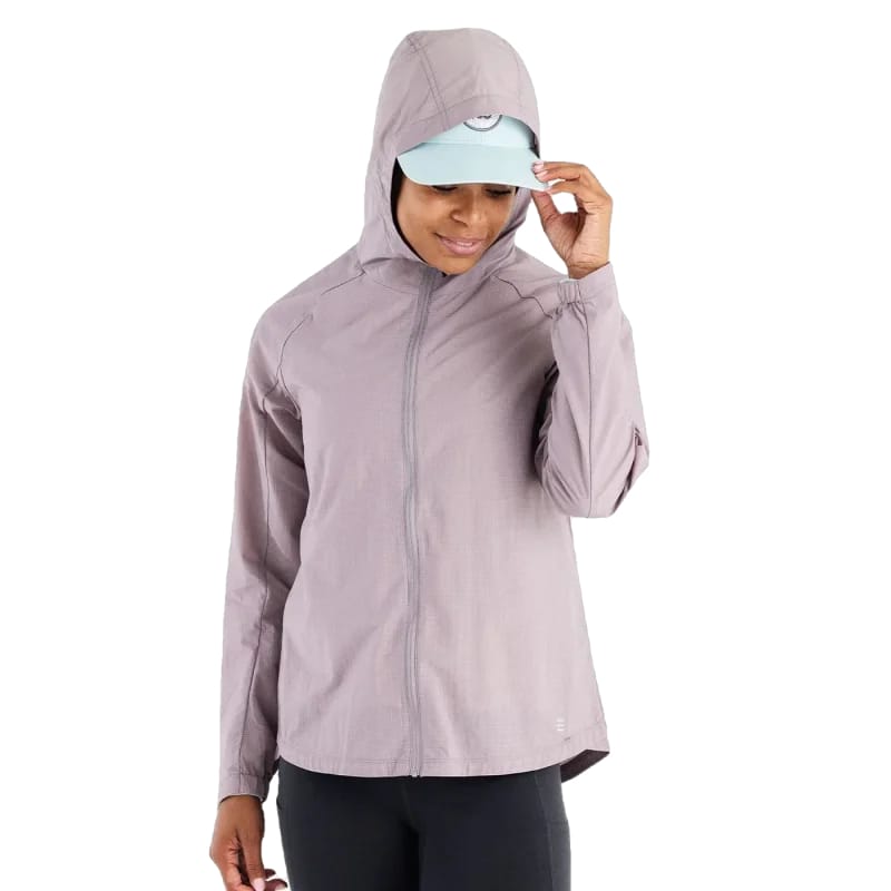 Free Fly Apparel 02. WOMENS APPAREL - WOMENS JACKETS - WOMENS JACKETS WIND Women's Headwind Jacket PURPLE SAGE