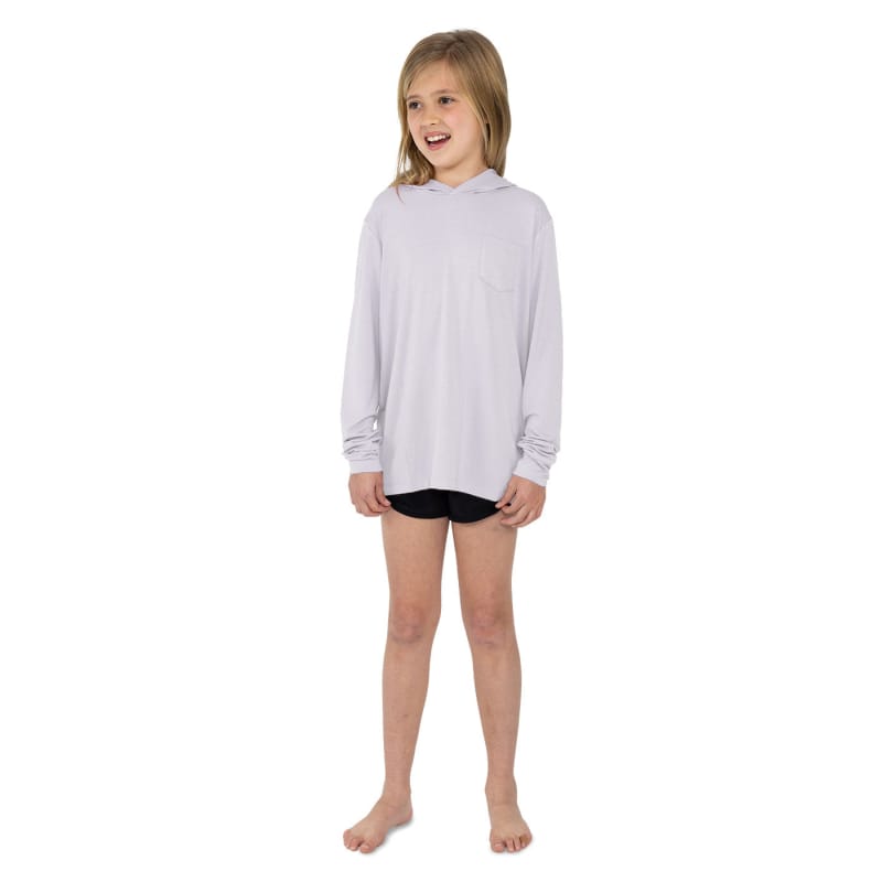Free Fly Apparel 22. KIDS - UNISEX Youth Bamboo Shade Hoody LAVENDER