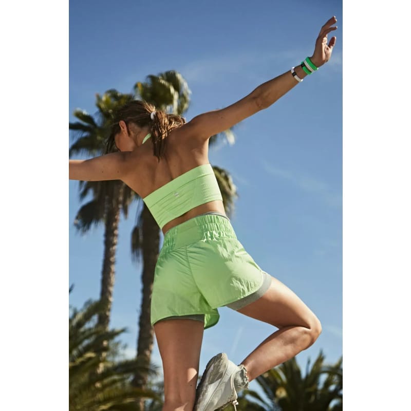 FP Movement 02. WOMENS APPAREL - WOMENS SHORTS - WOMENS SHORTS ACTIVE Women's The Way Home Short WHIPPED LIME