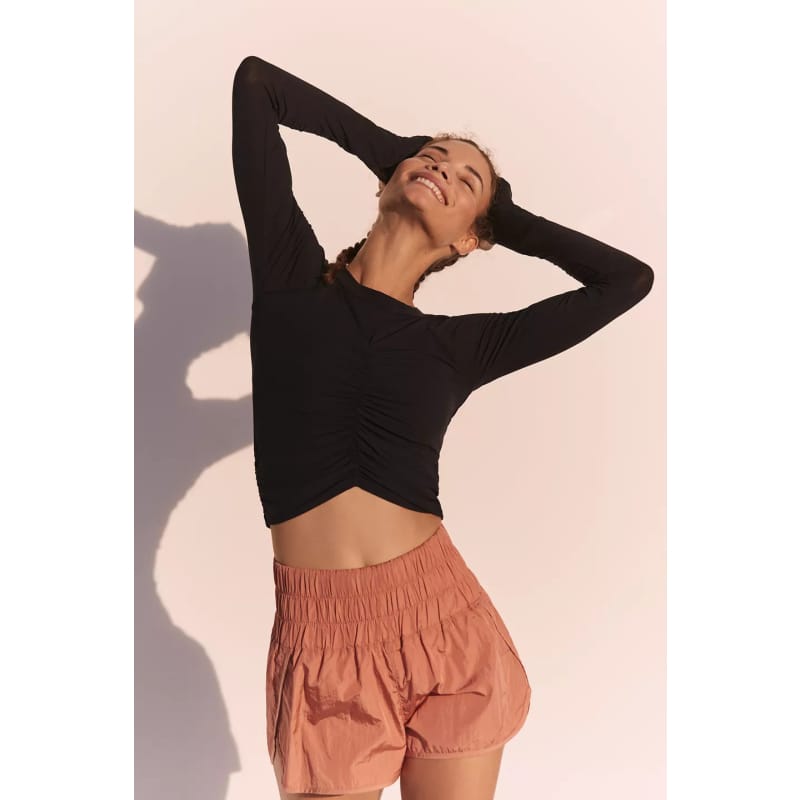 Free People 09. W. SPORTSWEAR - W. SYNTHETIC SHORT Women's The Way Home Short BRUSHED APRICOT