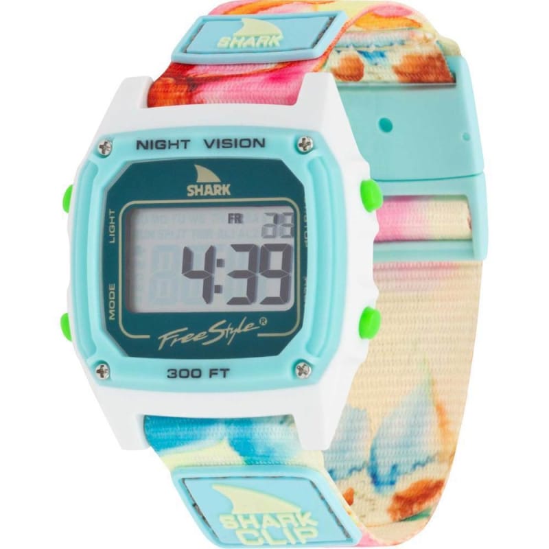 Freestyle 21. GENERAL ACCESS - WATCHES Shark Classic Clip SAGE FLOWER POWER