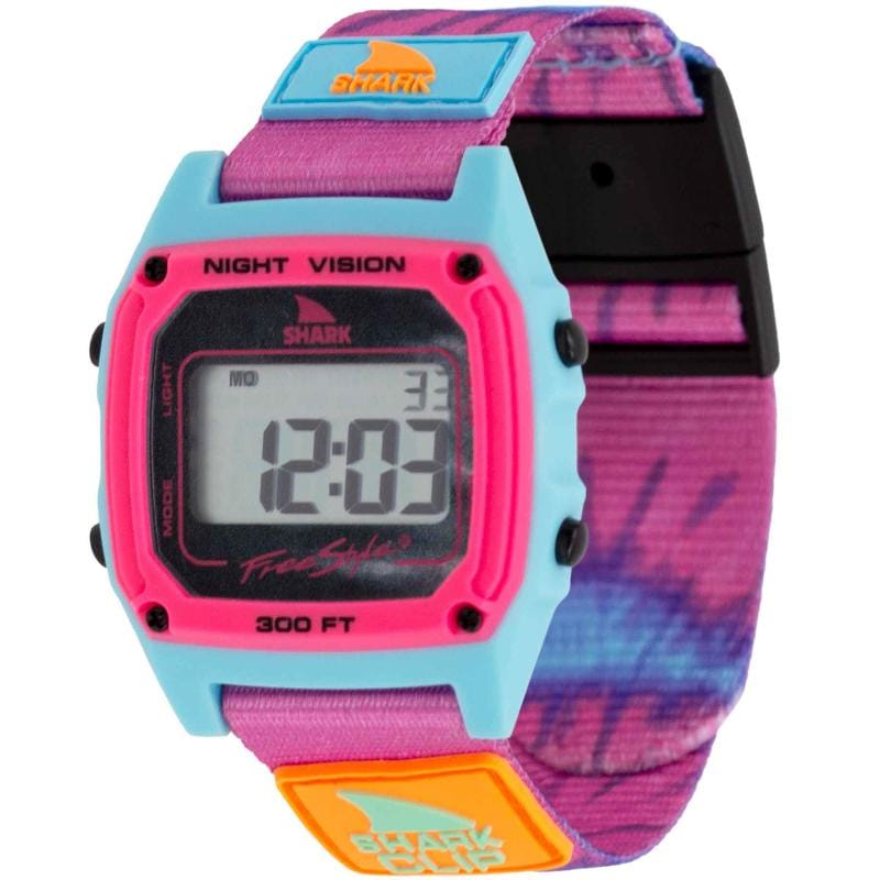 Freestyle 21. GENERAL ACCESS - WATCHES Shark Classic Clip TIE-DYE PINK SPLASH