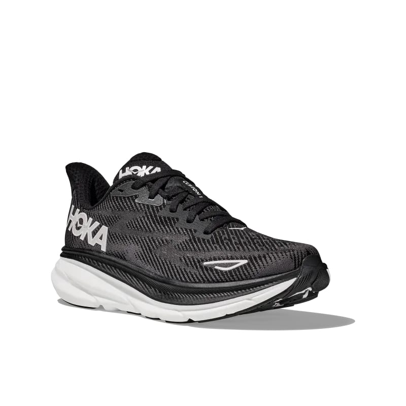 Hoka One One 05. WOMENS FOOTWEAR - WOMENS SHOES - WOMENS SHOES RUNNING Women's Clifton 9 BWHT BLACK | WHITE