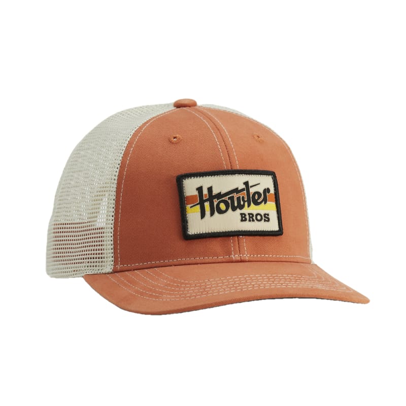 Howler Bros 20. HATS_GLOVES_SCARVES - HATS Standard Hat HOWLER ELECTRIC STRIPE | PUMPKIN | STONE