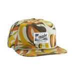 Howler Bros 11. HATS - HATS BILLED - HATS BILLED Unstructured Snapback Hat MONSTERA MASH | CITRON One Size