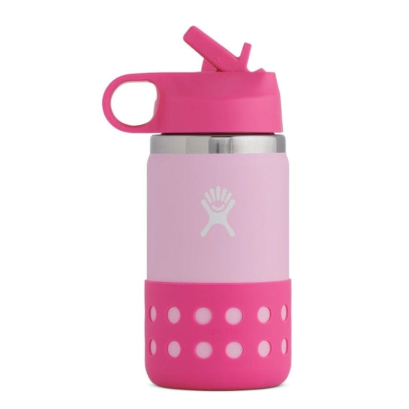Hydro Flask DRINKWARE - WATER BOTTLES - WATER BOTTLES 12 oz Kids Wide Mouth with Boot PLUMERIA